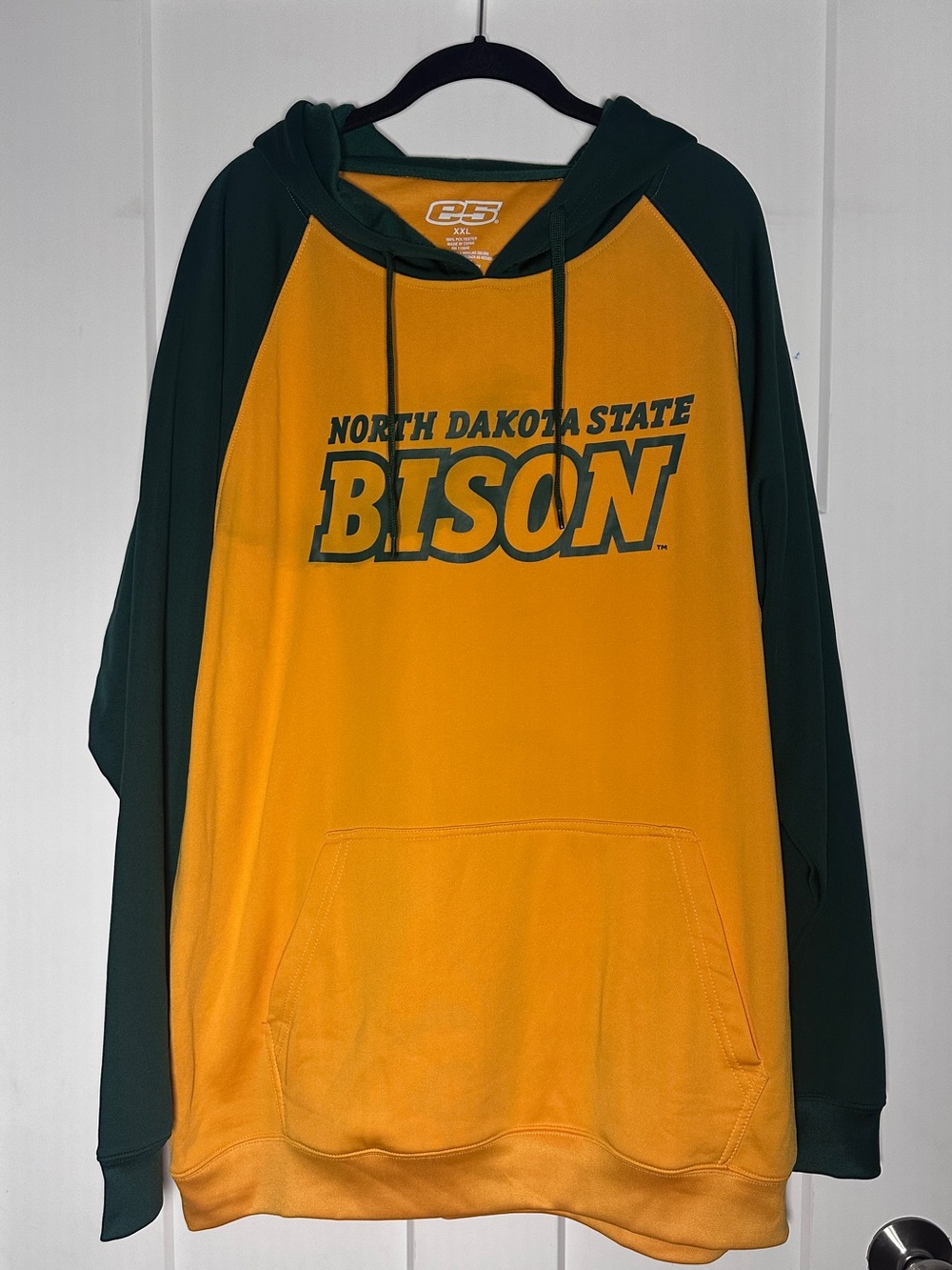 North Dakota State Bison Men's Gold & Green Hoodie Sweatshirt NDSU